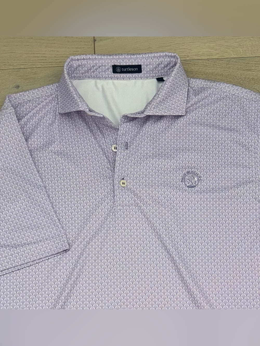 NWOT ⛳️👕🏌🏽Palm Beach Golf Club Turtleson Palm Beach Par 3 Golf Polo embroidered - Picture 6 of 8
